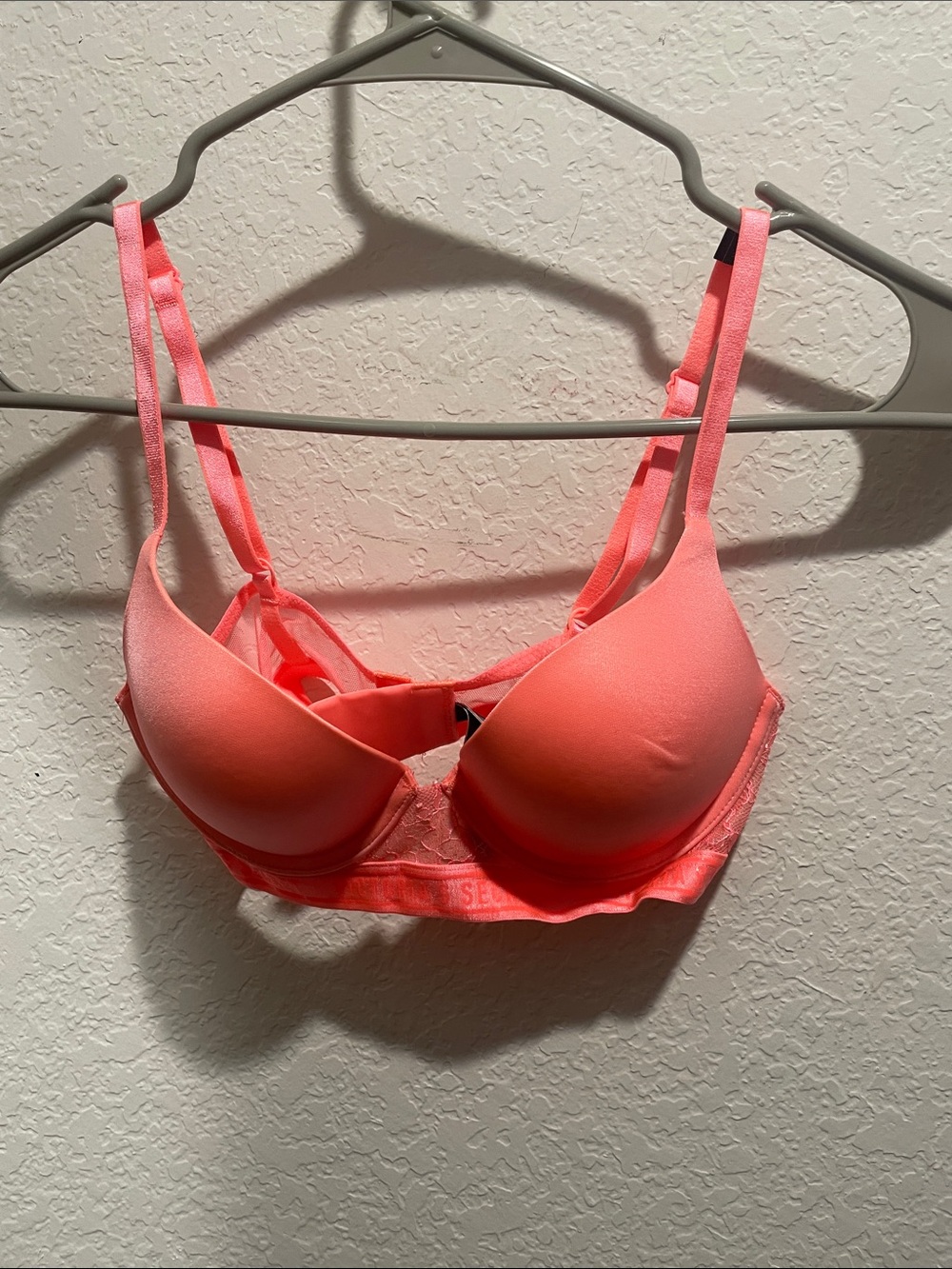 Victoria's Secret Coral Pink Padded Bra